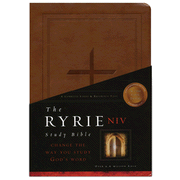 NIV Ryrie Study Bible, Brown Soft-Touch, Thumb-Indexed: 9780802475794