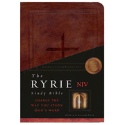 NIV Ryrie Study Bible, Burgundy Soft-Touch, Thumb-Indexed: 9780802475817