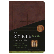 NAS Ryrie Study Bible, Burgundy Soft-Touch, Thumb-Indexed: 9780802475855