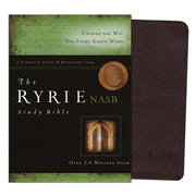 more information about NAS Ryrie Study Bible Burgundy, Bonded Leather, Thumb-Indexed