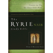 NAS Ryrie Study Bible Hard cover, Red Letter: 9780802489203